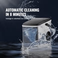 thumbnail image 3 of KFFKFF Ice Make 26 lbs/24 hrs Capacity Portable Ice Maker, Stainless Steel, 3 of 9