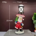 thumbnail image 3 of Estatua de Césped Zulema Papá Noel Adorno de Arte de Resina con Luz Nocturna, 3 of 8