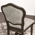 thumbnail image 4 of Sunset Trading Vegas Tabourets de Bar Rembourrés en Microsuède 25 Pouces Gris (Ensemble de 2), 4 of 6