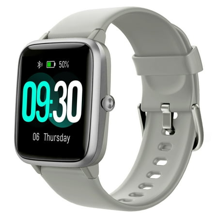 Willful SW021 Smart Watch For Android Samsung iPhone with Heart Rate Monitor Bluetooth Waterproof Watch For Women Men, Gray