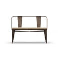 thumbnail image 3 of Furniture of America Fredrick Industrial Metal Dining Bench, Natural Elm, 3 of 7