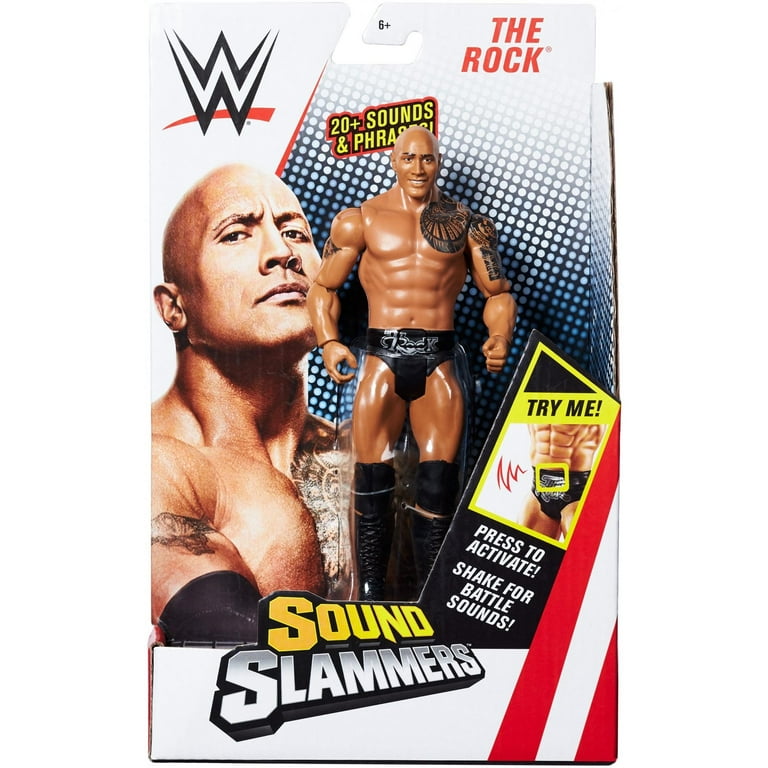 WWE Sound Slammers The Rock Action Figure