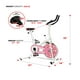 Sunny Health & Fitness Vélo d'Appartement Vélo Stationnaire avec Moniteur et Volant d'Inertie, Rose - P8100 – image 5 sur 5