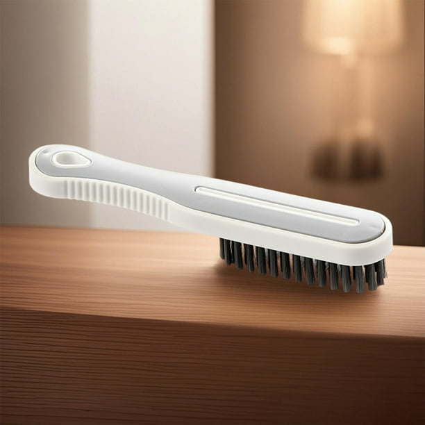 Cepillo de lavado de plástico, cepillo de limpieza del hogar, cepillo multifunción para fregadero, cepillo para lavar ollas, cepillo para descontaminación de ropa, cepillo de limpieza del hogar Blanco