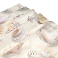 thumbnail image 3 of Yayeee Shower Curtain with Hooks 72"x72" Waterproof Fabric Bathroom Hanging Decor, Colorful Watercolor Seashells, 3 of 5
