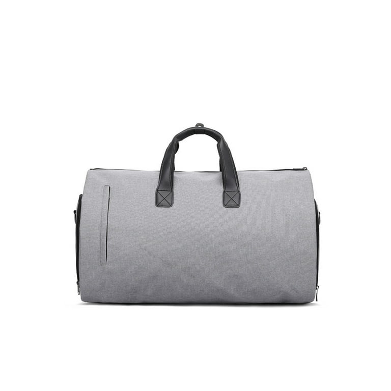 Leather Garment Bag for Travel, Modoker Carry On Suit Carrier Travel Bag  with Shoulder Strap/Multiple Pockets - Ideal for Business Trips & Weekend