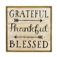 thumbnail image 1 of Inspirational Grateful Thankful Blessed Wall Plaque, 1 of 4