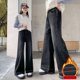 thumbnail image 1 of Cowsor Girls Wide Leg Jeans Baggy High Elastic Waist Denim Pants Cute Y2K Trendy Tween Streetwear, 1 of 7