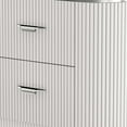 thumbnail image 2 of Alda Nightstand w 2 Drawers- Black Stone Top, 2 of 6