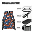 thumbnail image 4 of Salouo Abstract Vintage Fox and Plants Print Laptop Backpack 16.5'' Daypack Carry On Backpack for Men Women Outdoor Bag Laptop Sleeve and Dual for Weekender/Business/Hiking-One Size, 4 of 6