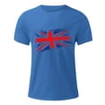 thumbnail image 4 of WREESH Mens British Flag T-Shirt UK Patriotic Shirts Gym Casual Short Sleeve Summer Tee Muscle Shirt, 4 of 5