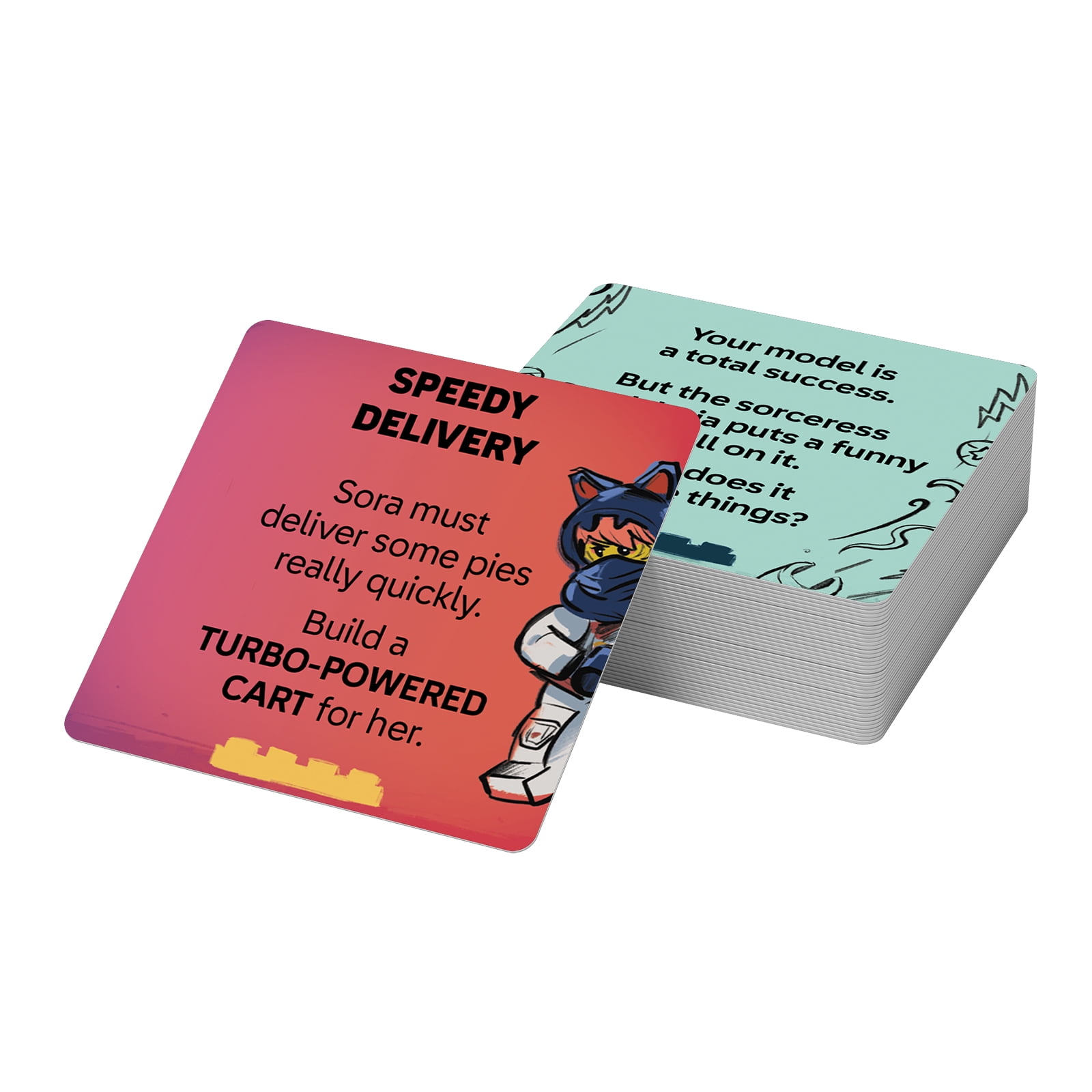 LEGO Activity Cards - ReCreate: LEGO® NINJAGO® Ninja Adventures (with over 30 activity cards and 25 LEGO elements)