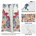 thumbnail image 4 of Boho Floral Vintage Bath Towel Wrap for Man Adjustable Shower Wrap Button Closure Body Towel for Sauna Gym, 4 of 7