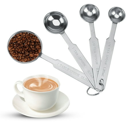Stainless Steel Household Measuring Coffee Spoons Dry And Liquid Stainless Steel Household Measuring Coffee Spoons Dry And Liquid Ings Corrosion Resistance