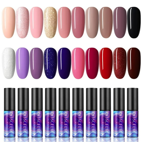 Gel nail polish set 20 colors gel nail polish set UV-absorbing paint LED nail polish set Gel nail polish set for nail design