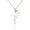 Hope, variant on Initial Blessed Cross Pendant Necklace with Heart Mustard Seed Stainless Steel Christian Jewelry Gifts Y1926