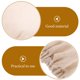 thumbnail image 3 of unbranded 5Ud Cubiertas De Tela Para Frascos De Vidrio Con Material Resistente Beige, 3 of 8