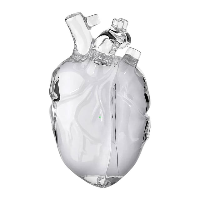 Liquid Silicone Heart Design Protective Case For AirPods 4 3rd Generation Punk Style Transparent Cover With Metal Hook