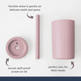 thumbnail image 3 of Rose Babeehive Goods Straw Cup | Safety and Comfort | Baby-Friendly Cup | Gentle, Spill-Resistant Straw | Premium, Non-Toxic and BPA-Free | Perfectly Sized For Tiny Hands | Lightweight and Ergonomic, 3 of 6