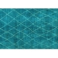 thumbnail image 1 of Ahgly Company Indoor Rectangle Abstract Light Blue Modern Area Rugs, 8' x 10', 1 of 4