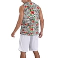 thumbnail image 2 of Sikiie Roses Mixed Zebra 1 Basketball Jersey Reversible Men's Mesh Athletic Sports Shirts Training Practice S-4XLMedium, 2 of 6