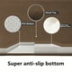 thumbnail image 5 of Set de alfombras de baño de 3 piezas antideslizante absorbente | Alfombra de baño moderna de poliéster de felpa | Café, gris oscuro, gris | Secado rápido suave | Fundas de inodoro y alfombrillas de, 5 of 6