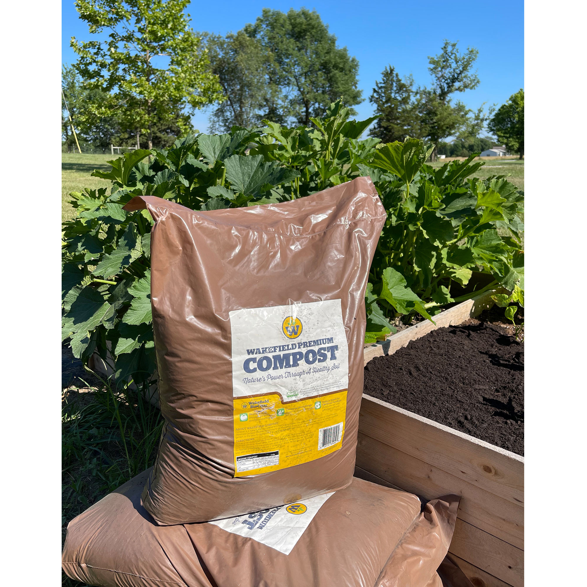 Wakefield BioChar Garden Premium Compost for Healthier Soil 1 Cubic Feet Bag - image 2 of 5