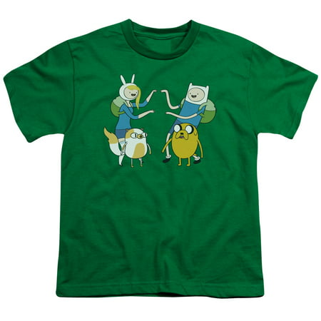 Adventure Time Meet Up Big Boys Youth Shirt