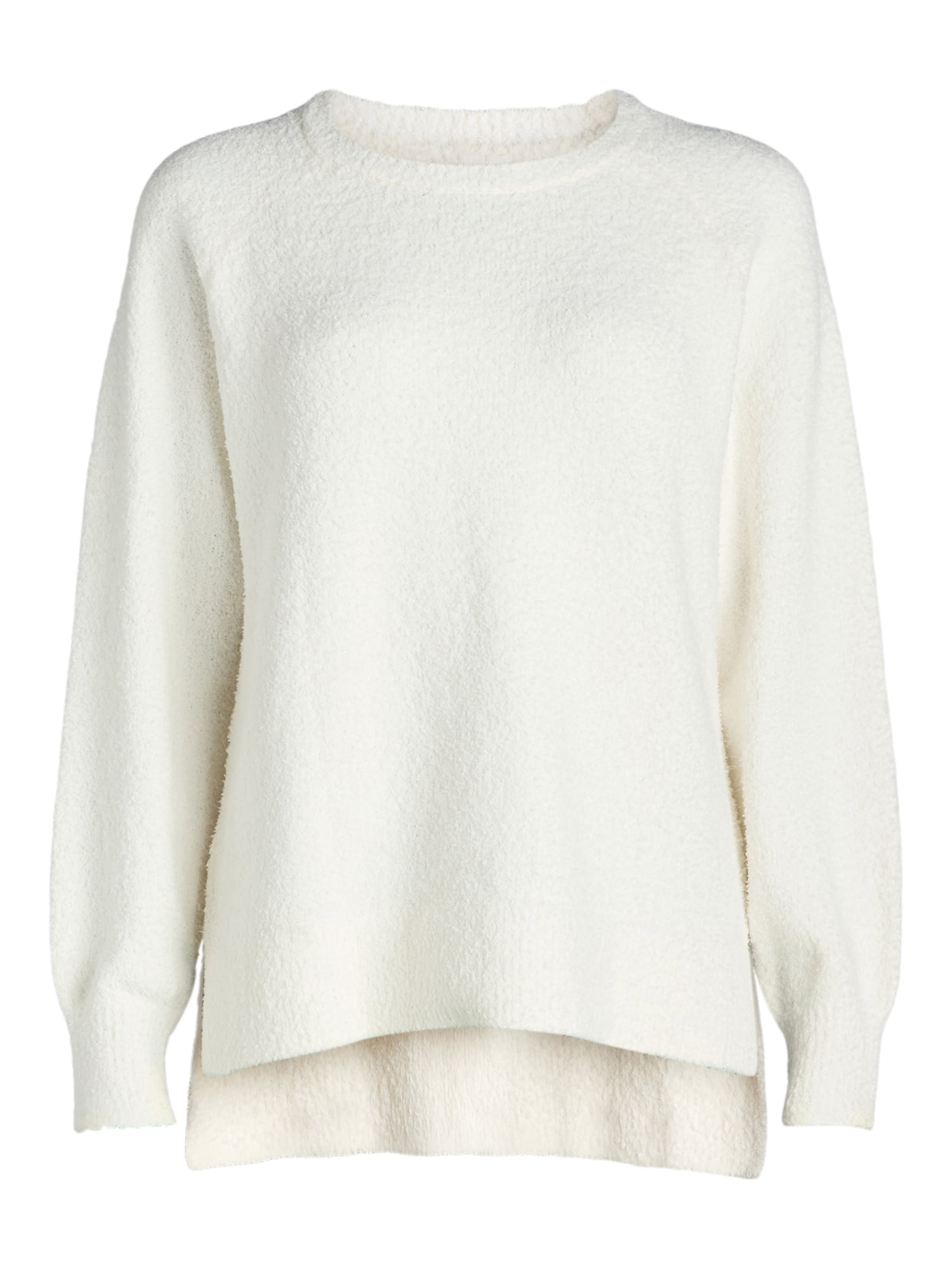 Joyspun Women's and Women’s Plus Chenille Top with Long Sleeves, Size XS-3X