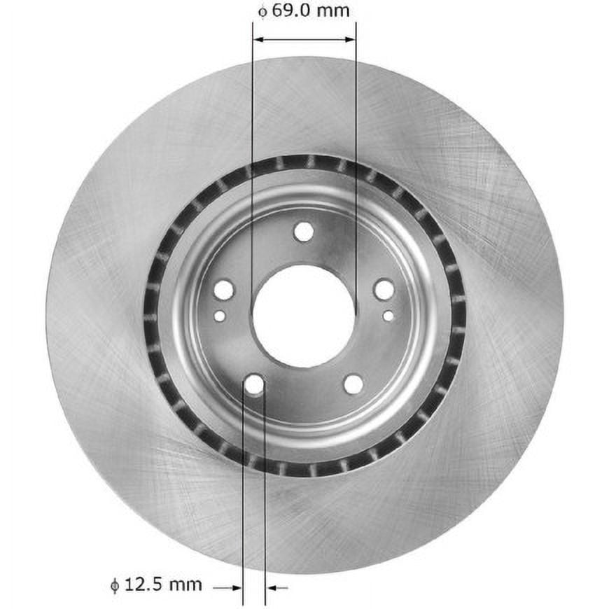 BENDIX PRT5975 Bendix Brake Rotor Fits select: 2010-2015 HYUNDAI GENESIS COUPE, 2016 HYUNDAI GENESIS COUPE 3.8 R-SPEC/3.8 ULTIMATE