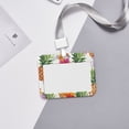 thumbnail image 6 of Zufioo Hawaiian Pineappl Print Work Badge Protective Case, Waterproof Lanyard, Badge Transparent Clip, Suitable for Induction Card Badge Swipe Credit Card, 6 of 7