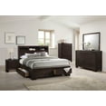thumbnail image 2 of Espresso Eastern King Bed with Storage, 2 of 2