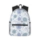 thumbnail image 1 of Easygdp Retro ice blue snowflakes Mochila Casual para Portátil, Mochila para Escuela, Viajes, Negocios, 1 of 6