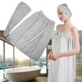 thumbnail image 4 of Bath Towel, Bath Wrap, Soft Durable 3 Colors Optional Beautiful For Wipe Water, 4 of 8