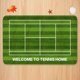 thumbnail image 1 of Alfombra con estampado TennisTheme, alfombrilla antideslizante para suelo, alfombra absorbente para sala de estar, dormitorio, sofá, alfombra para interior y exterior para guardería TUNC Sencillez, 1 of 3