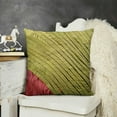 thumbnail image 2 of Euro Pillow Sham, Apple Green Euro Shams Suede Euro Sham Covers, Solid Color, Pintucks, Textured, Striped, Contemporary European - Contemporary Apple Green, 2 of 5