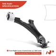 thumbnail image 4 of A-Premium Front Right Lower Control Arm, with Ball Joint & Bushing, Compatible with Chevrolet Captiva Sport 2012-2015, Suzuki XL-7 2007-2009, Vue 2008-2010, FWD, Replace # X07CJ7662, 4 of 9