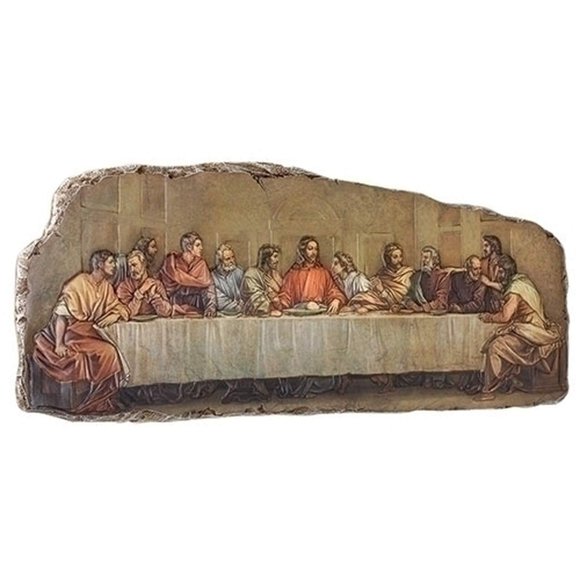 Joseph Studio 7.75 Inch The Last Supper Plaque Low Relief