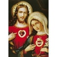 thumbnail image 3 of Archivio 11x14 Black Modern Framed Museum Art Print Titled - Sacred Heart Family Mary Joseph, 3 of 5