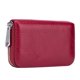 thumbnail image 1 of Cartera con bloqueo RFID, protección segura, portatarjetas, bolsa portátil para tarjetas (clarete), 1 of 5