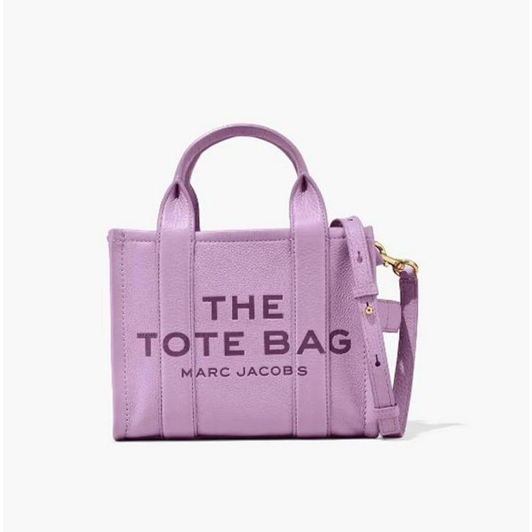 Marc Jacobs Womens The Leather Small Tote Bag Regal Orchid
