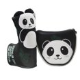 thumbnail image 1 of Golf Blade Putter Cover Golf Putter Headcover PU Fabric + Plush For Golf Large Semicircular L-shaped Rod Head Cover 1 / 2 Pcs, 1 of 9