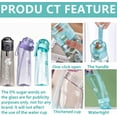 Air Water Bottle with 7 Flavor Pods, 650ML Fruit Fragrance Water Bottle