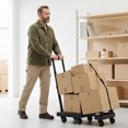 thumbnail image 4 of Quiet Silent Hand Truck Upgraded Capacity Convertible Heavy Duty Luggage Cart Small Wheels Rolling Moving for Car Automotive, 4 of 4