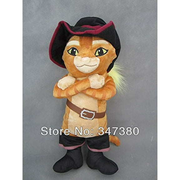Wholesale one piece 40cm Authentic Soft Plush Toy Doll Great Gift for Kids New Super Cute Shrek Puss In Boots
