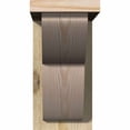 thumbnail image 2 of 6"W x 12"D x 12"H Crestline Rough Sawn Corbel w/Backplate, Douglas Fir, 2 of 9
