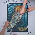 thumbnail image 3 of Oregon, Jellyfish, Paper Mosaic (1000 Piece Puzzle, Size 19x27, Challenging Jigsaw Puzzle for Adults and Family, Made in USA), 3 of 4