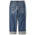 thumbnail image 2 of The Children's Place Boys Pull On Roll Cuff 90s Loose Fit Jeans, Sizes 4-16, 2 of 4