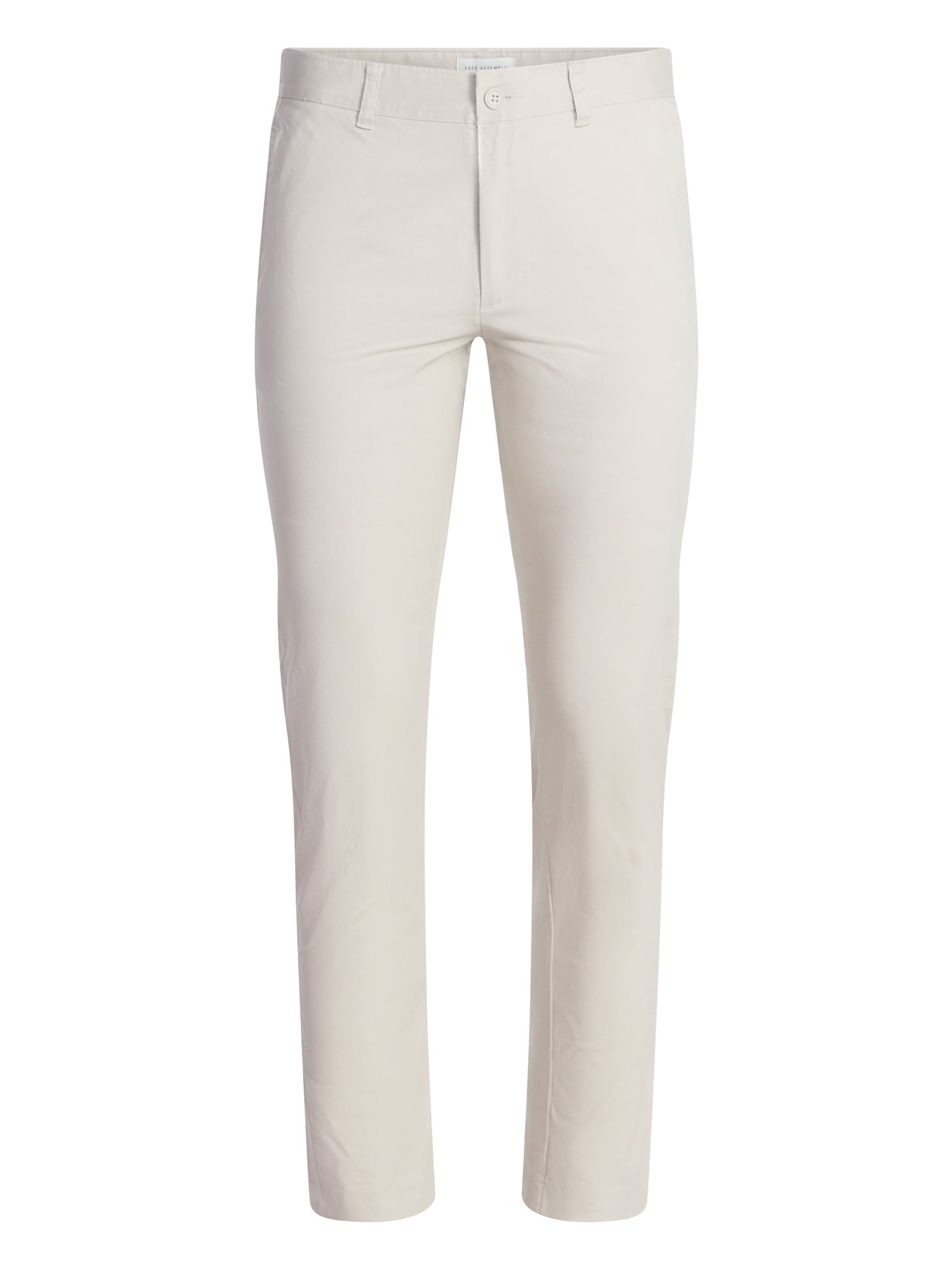 Free Assembly Men's Straight Tapered Fit Chino Pants, Sizes 29-42