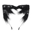 thumbnail image 2 of Diadema con orejas de gato para Halloween, accesorio decorativo de moda para mascaradas Negro, 2 of 8